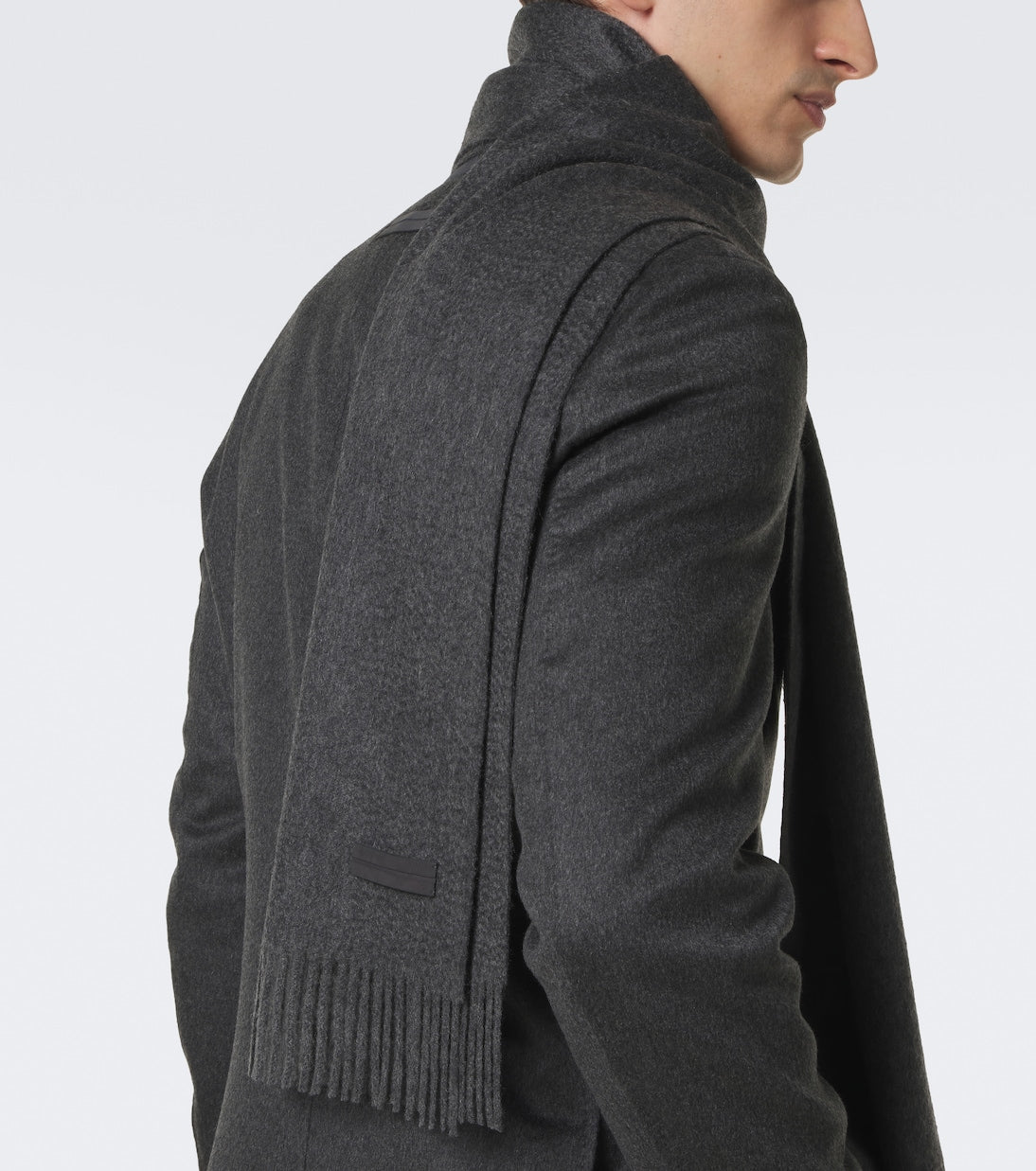 Zegna - Fringed cashmere scarf