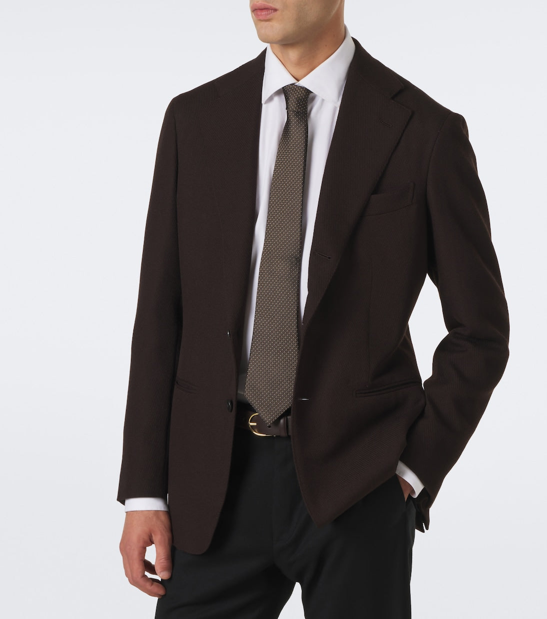 Zegna - Silk jacquard tie