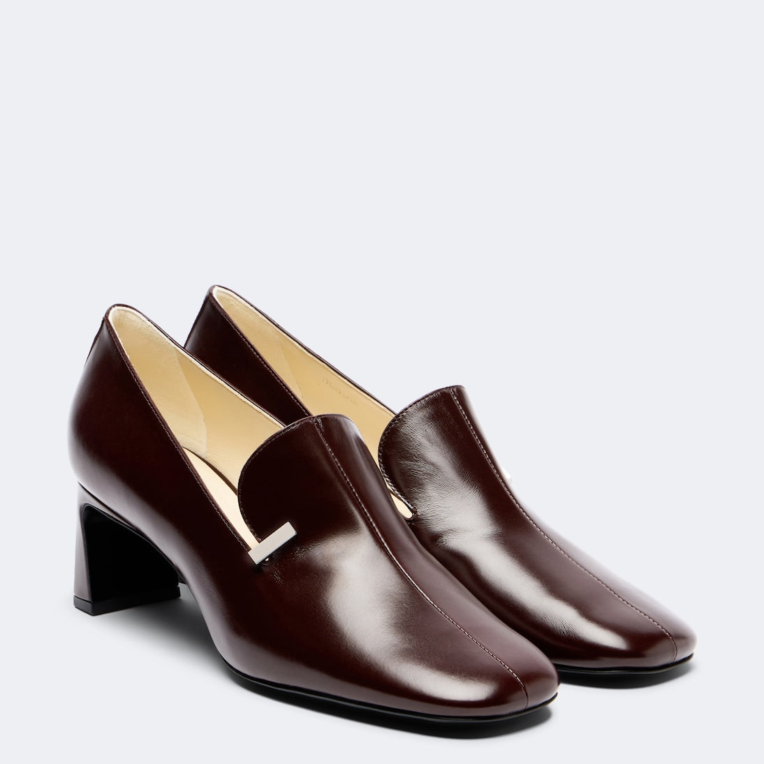 Phoebe Philo - Leather loafer pumps