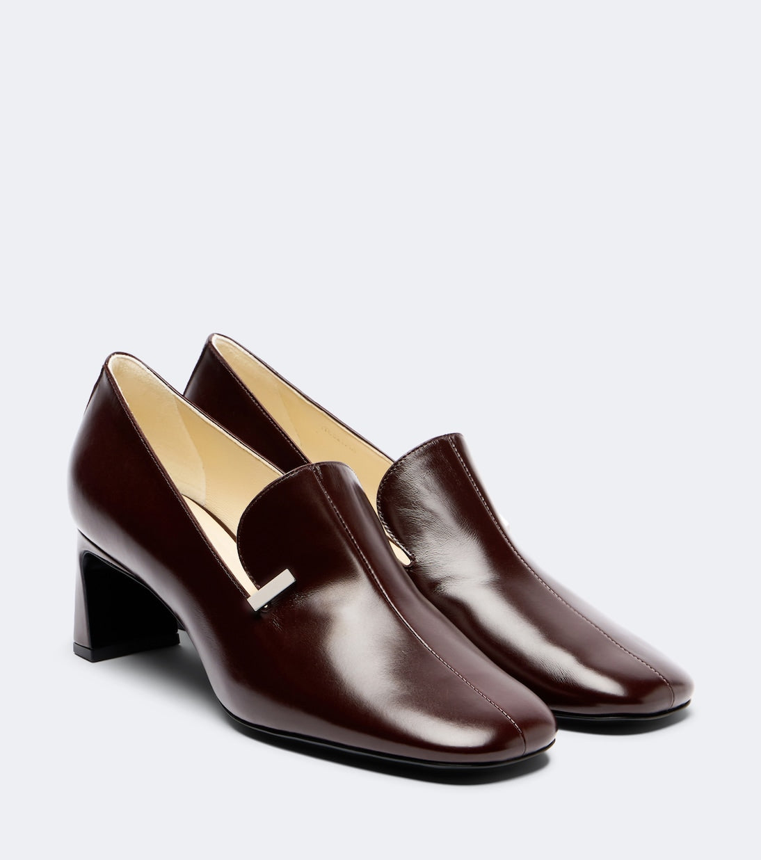 Phoebe Philo - Leather loafer pumps