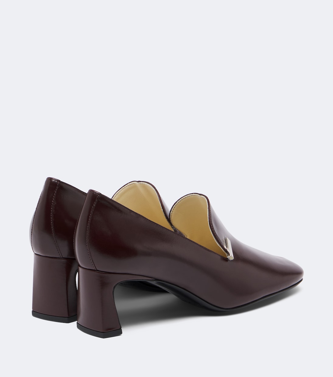 Phoebe Philo - Leather loafer pumps