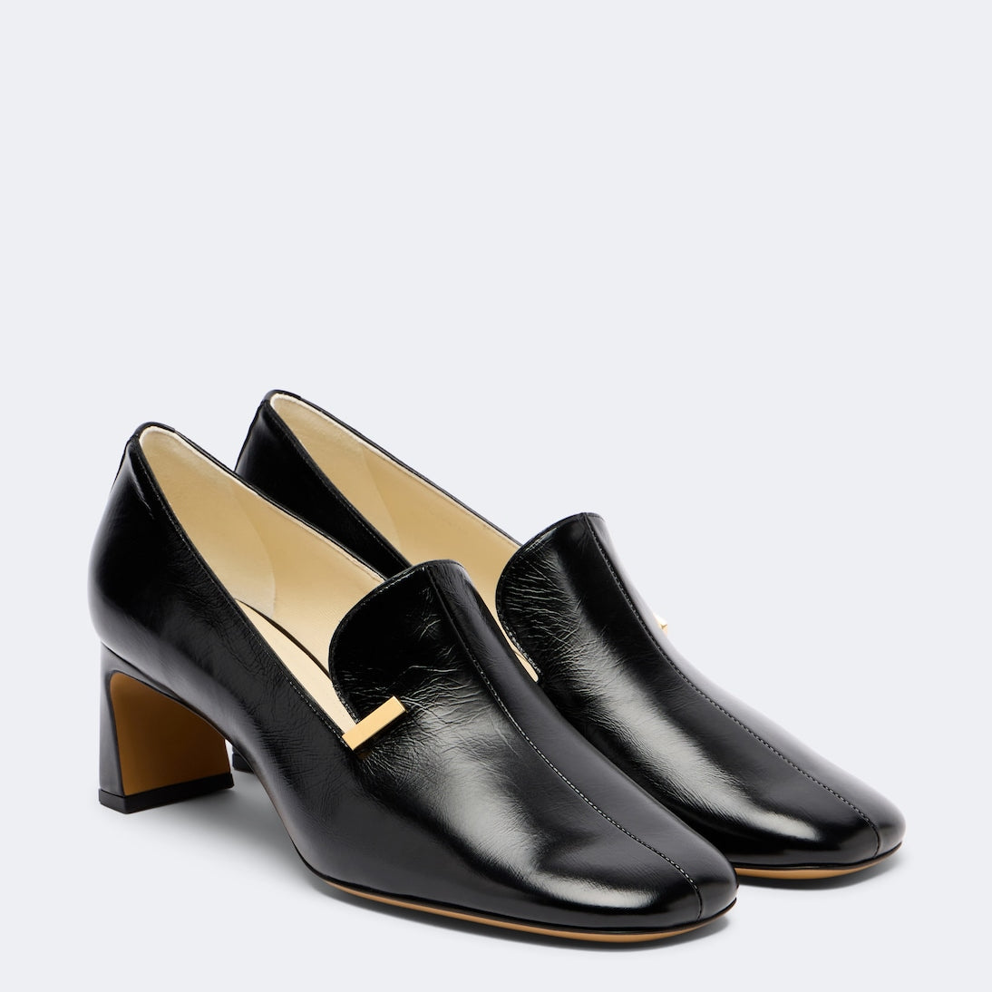 Phoebe Philo - Leather loafer pumps