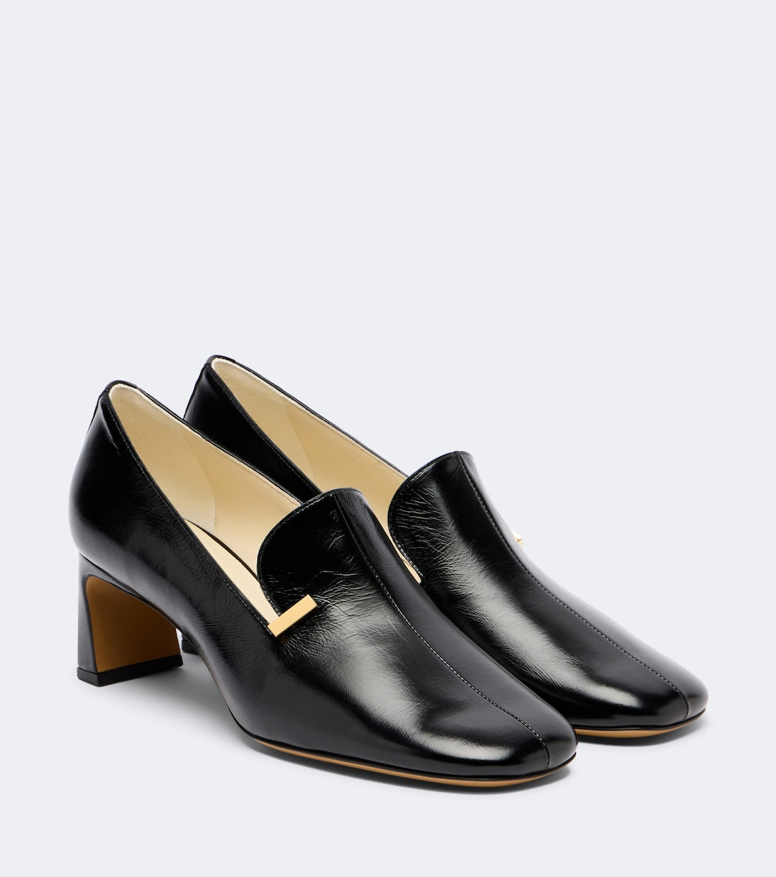 Phoebe Philo - Leather loafer pumps