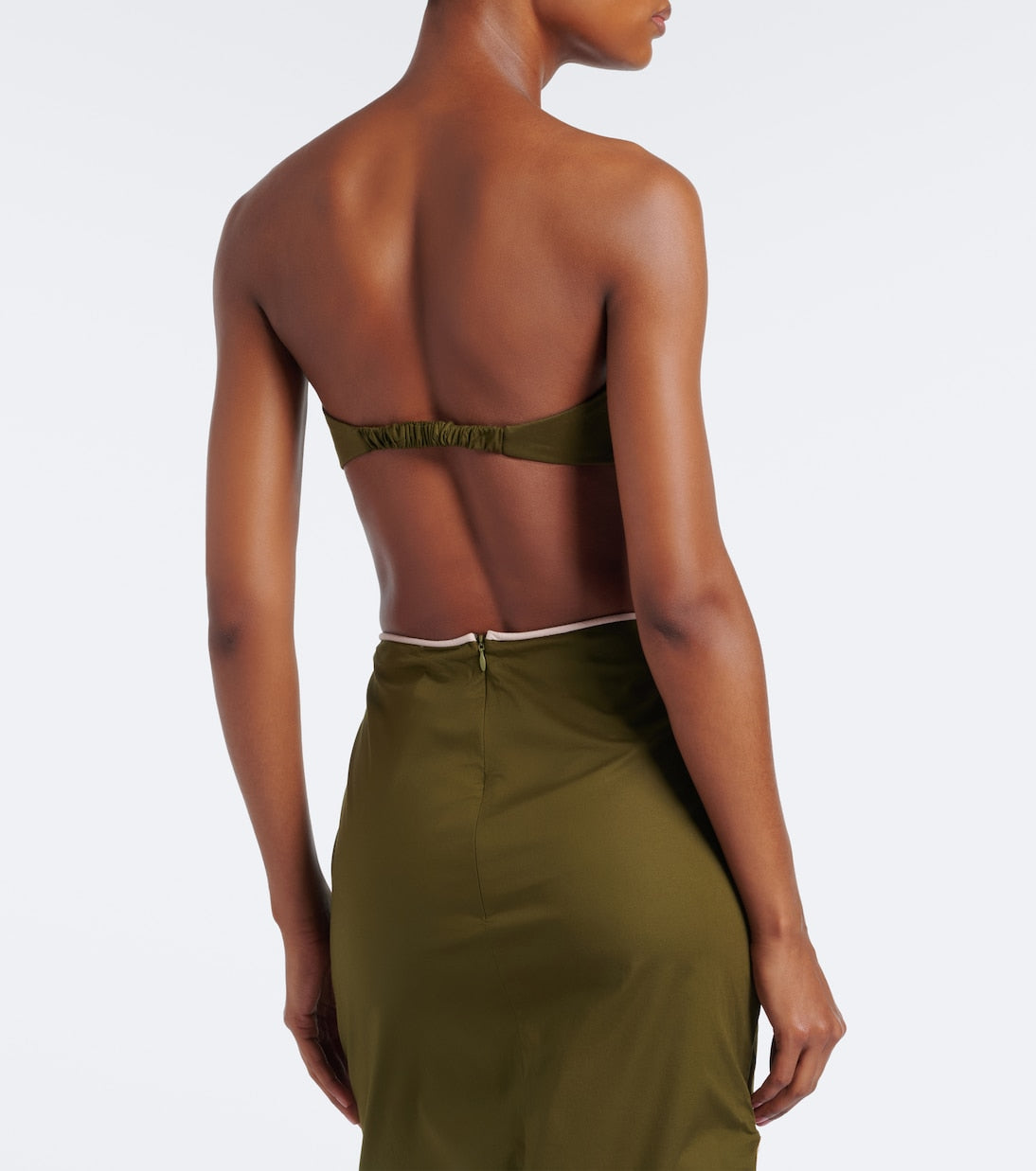 Adriana Degreas - Cotton-blend bandeau top