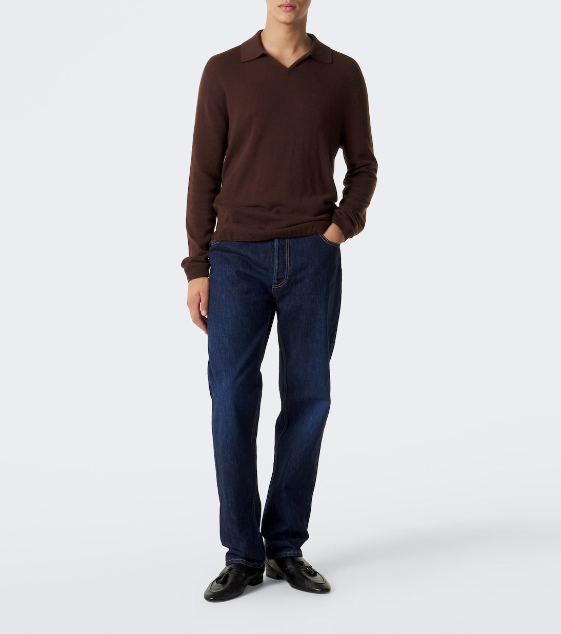 The Row - Ripley cashmere polo sweater