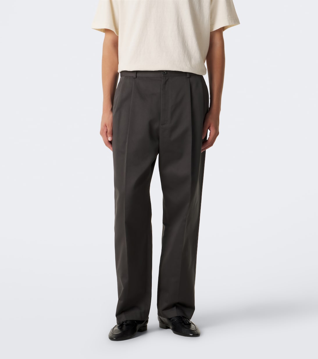 The Row - Nesper pleated straight pants