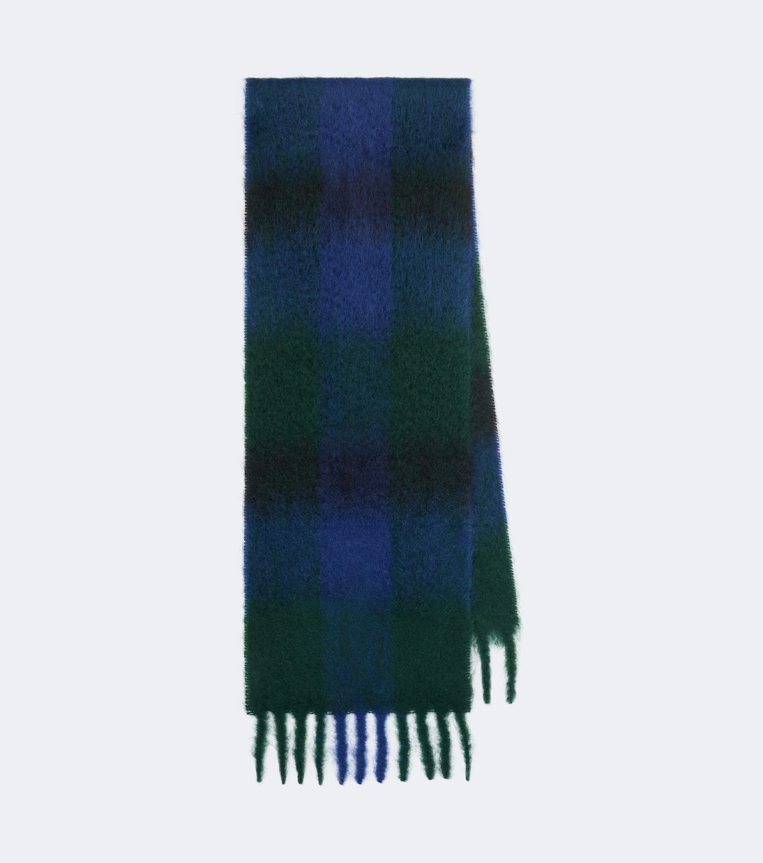 The Row - Creana checked mohair and wool scarf