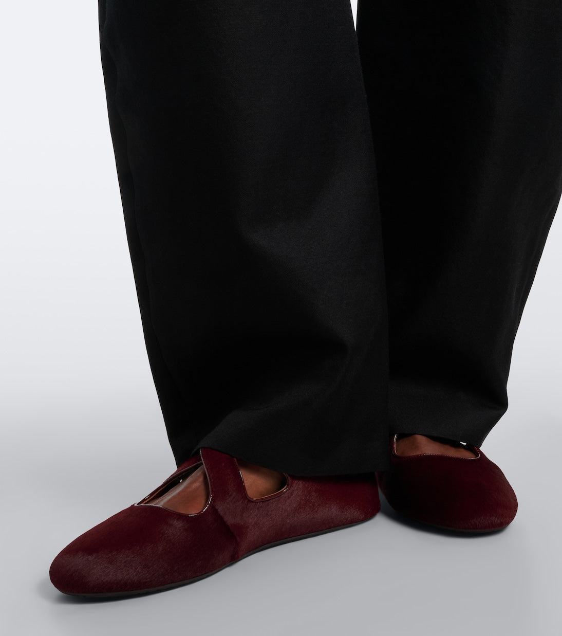 Alaïa - Calf hair ballet flats