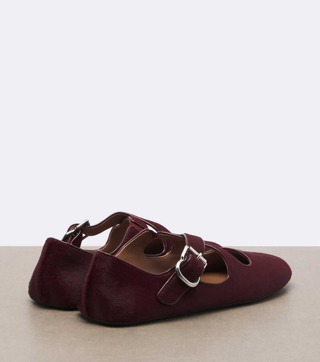 Alaïa - Calf hair ballet flats
