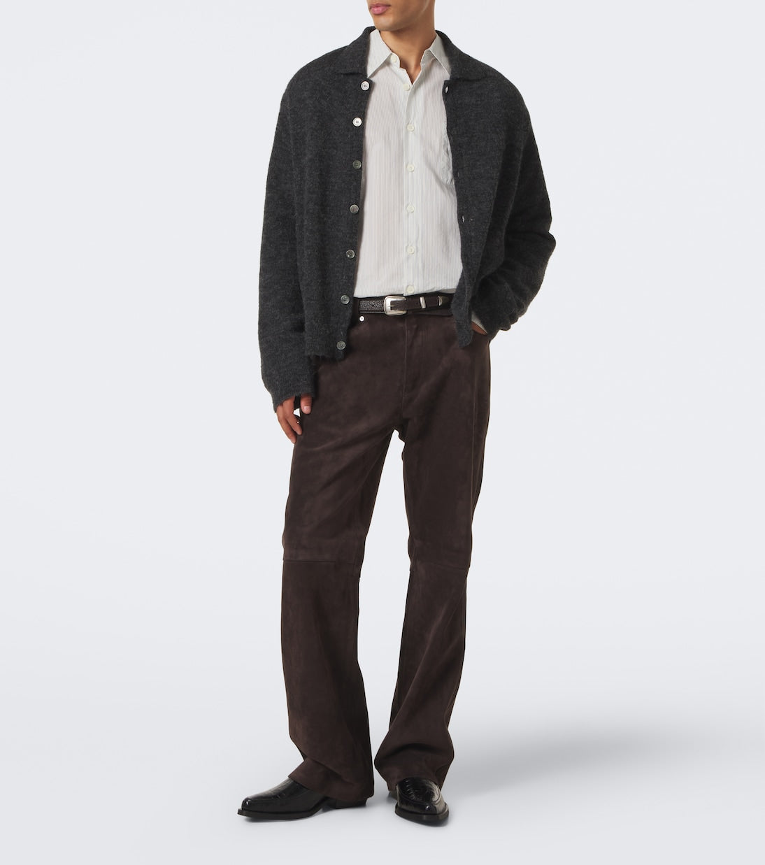 Our Legacy - Carlson Cut suede bootcut pants