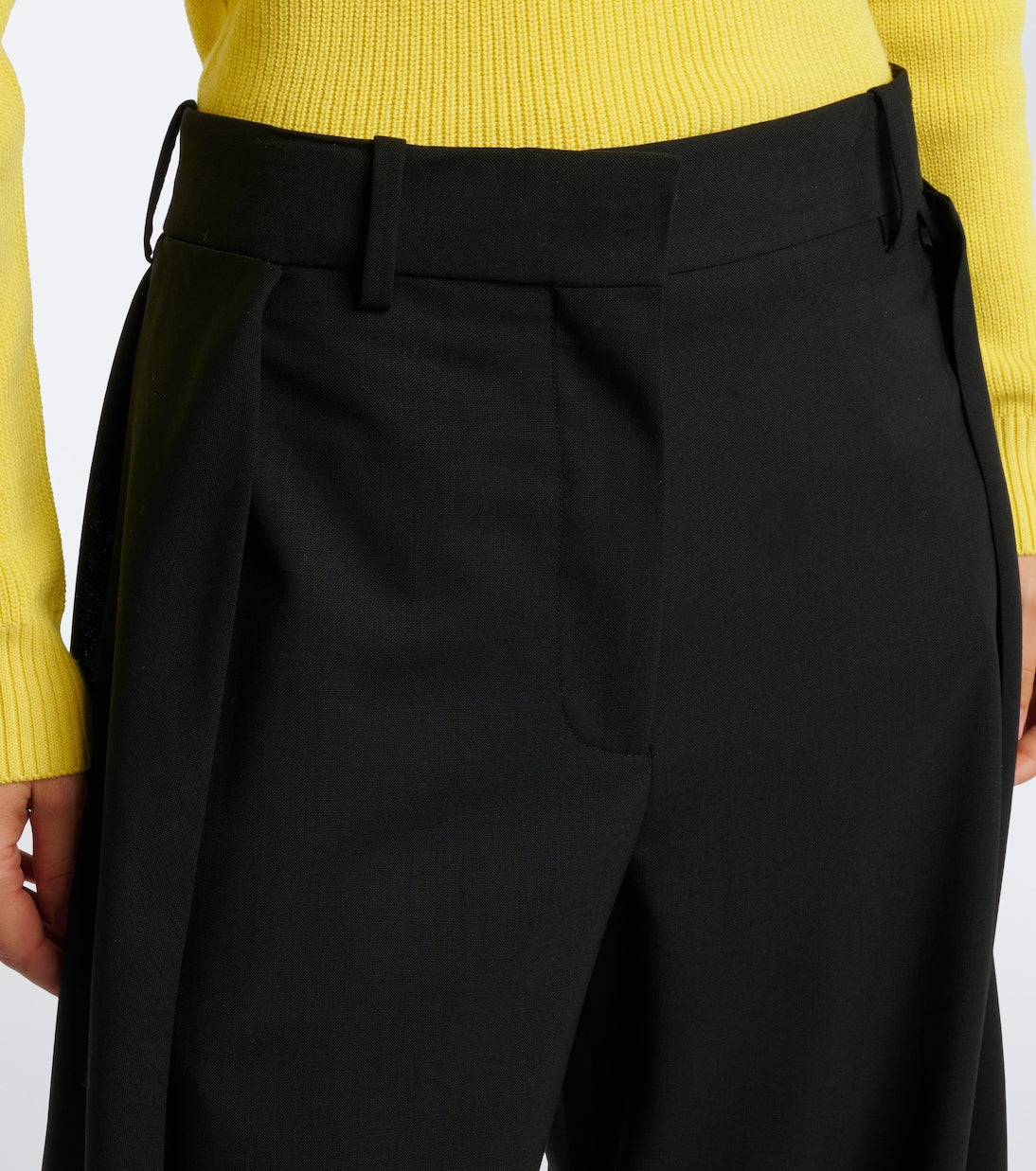 Loewe - Wool barrel-leg pants