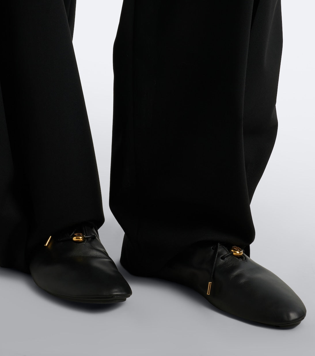 Loewe - Wool barrel-leg pants