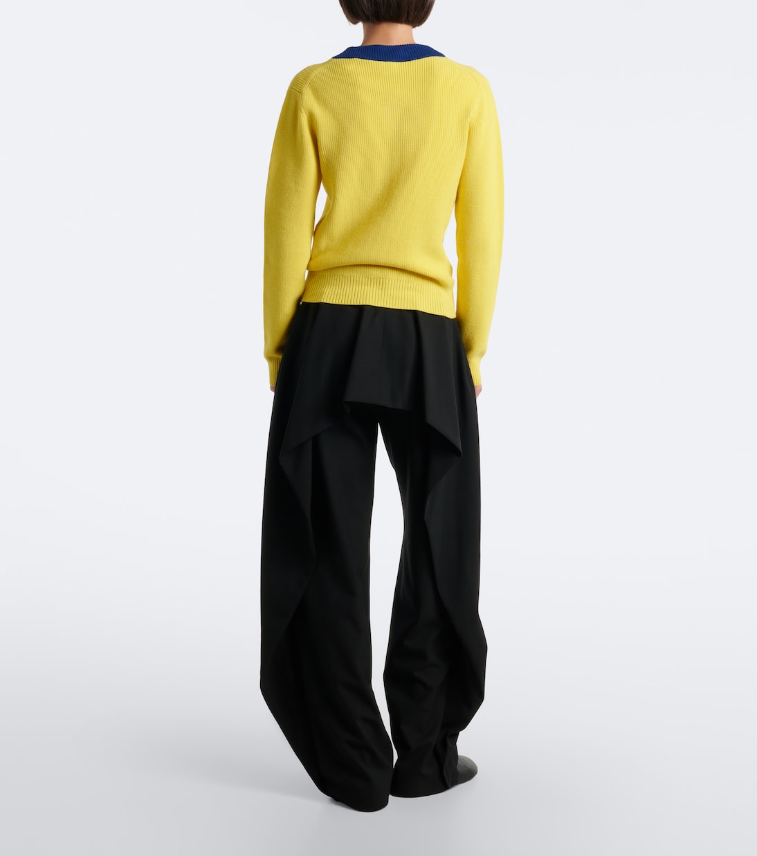 Loewe - Wool barrel-leg pants