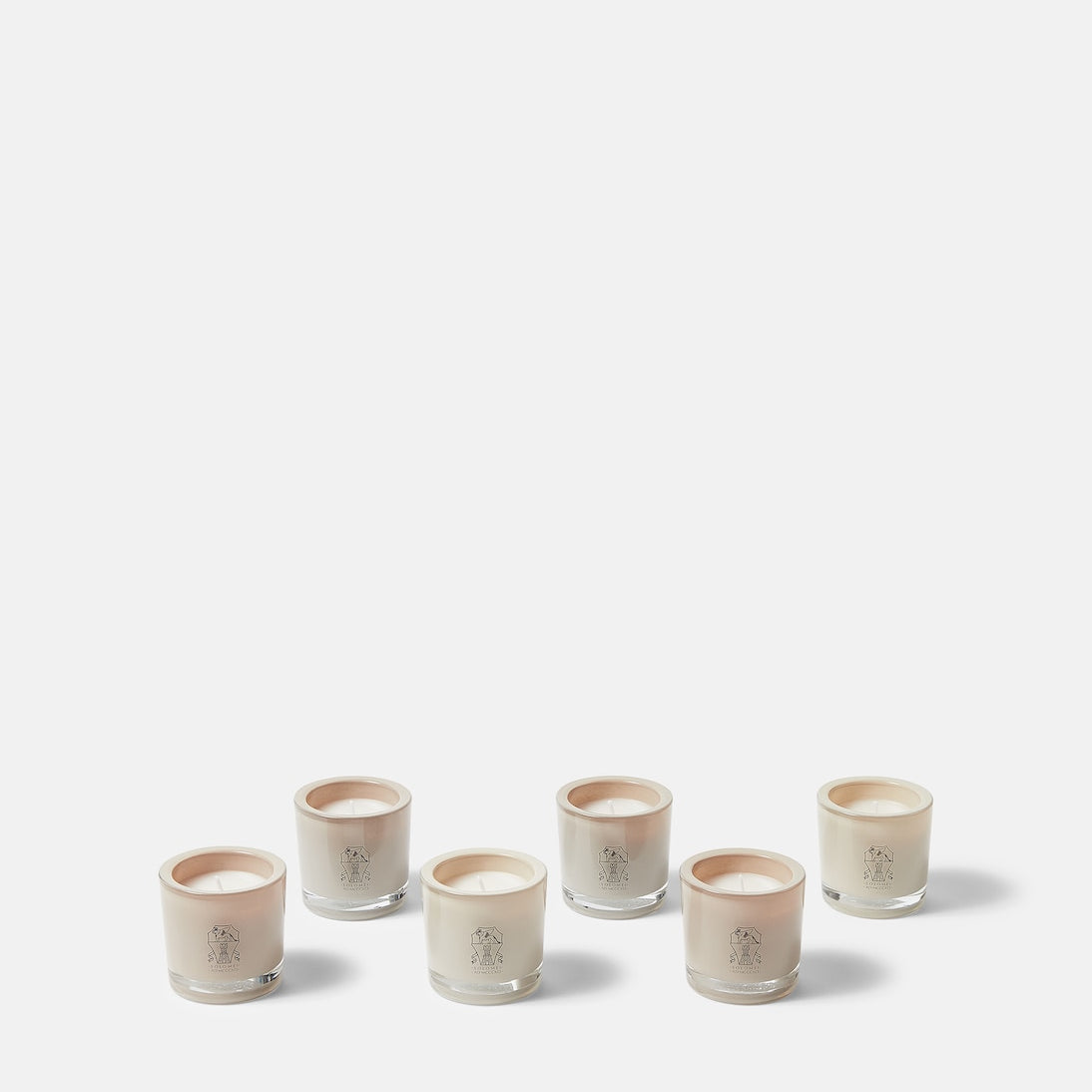 Brunello Cucinelli - Set of 6 logo candles
