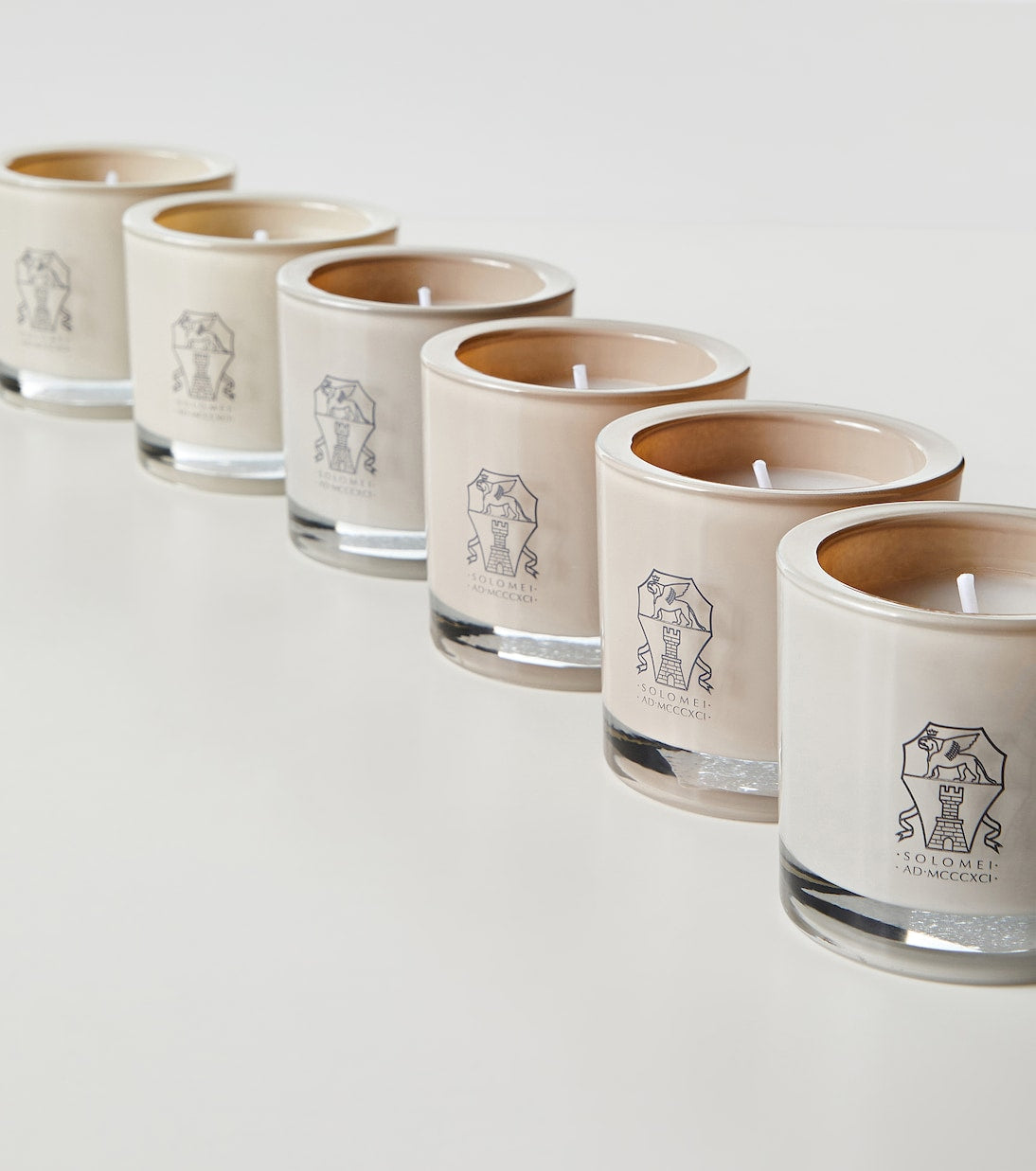 Brunello Cucinelli - Set of 6 logo candles