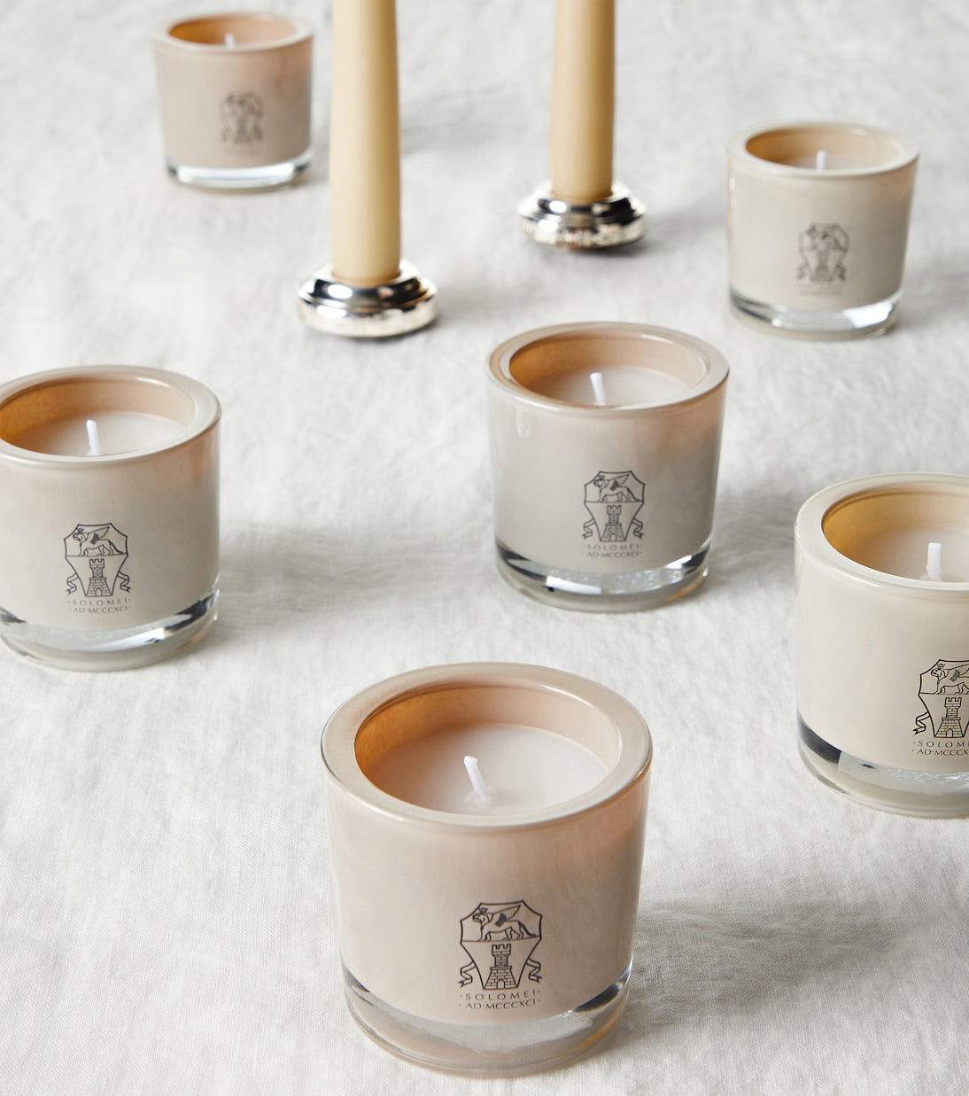 Brunello Cucinelli - Set of 6 logo candles
