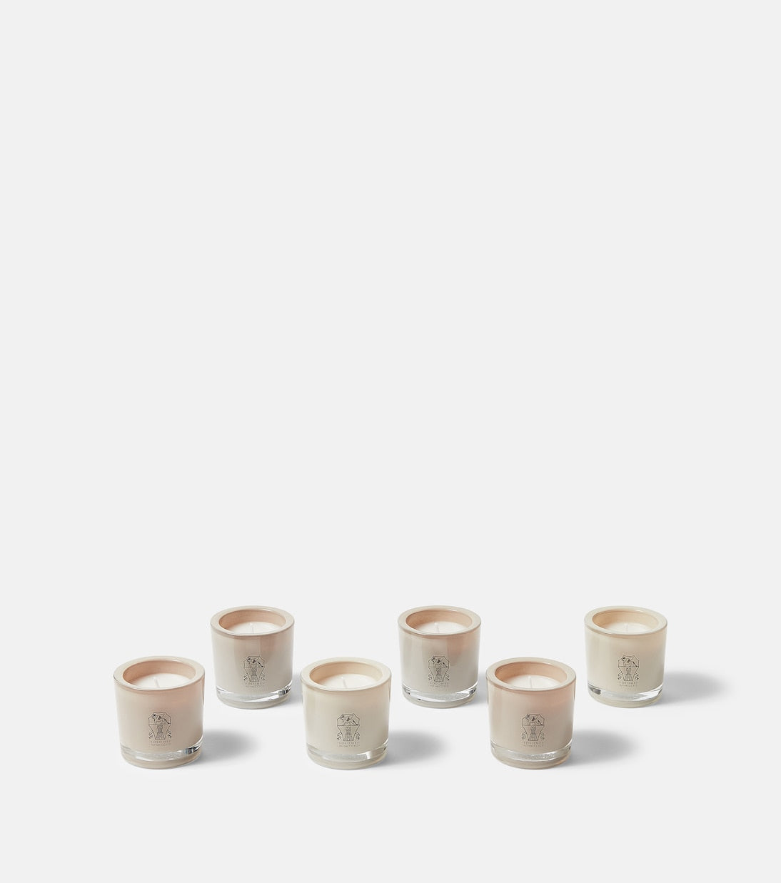 Brunello Cucinelli - Set of 6 logo candles