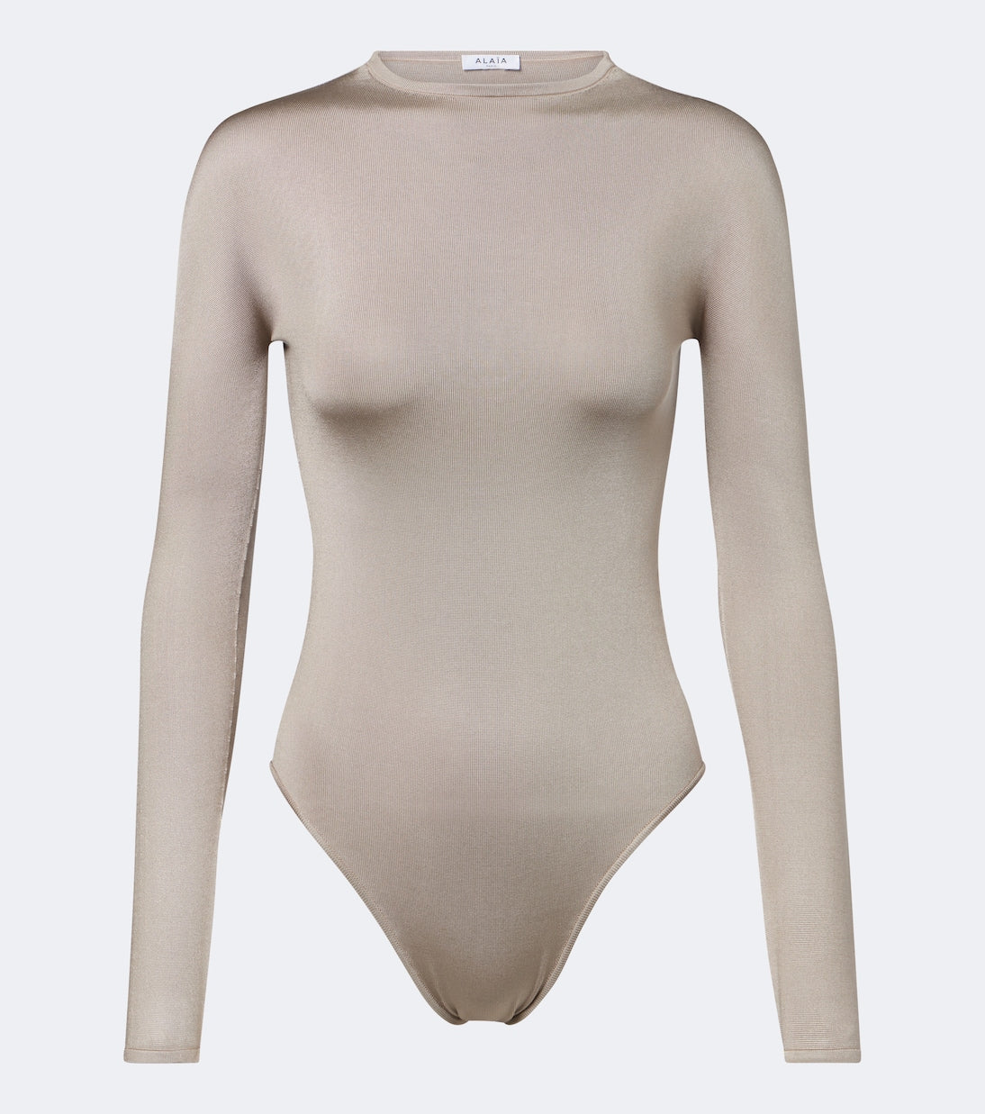 Alaïa - Silk-blend bodysuit