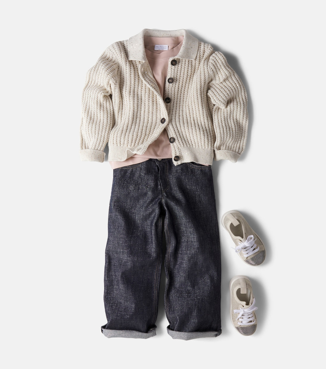 Brunello Cucinelli Kids - Wide-leg jeans