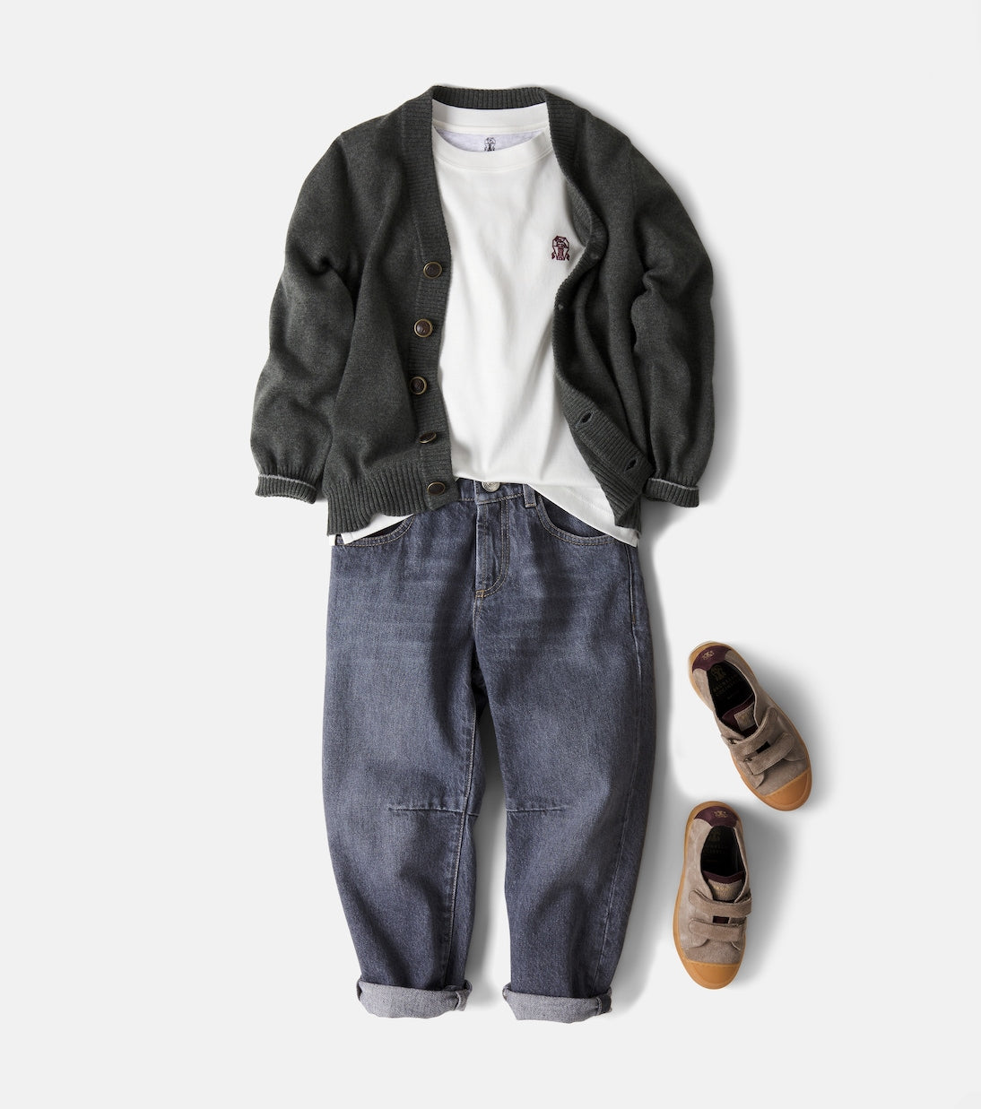 Brunello Cucinelli Kids - Cotton jersey T-shirt