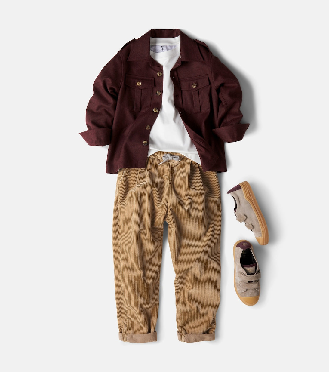 Brunello Cucinelli Kids - Suede sneakers