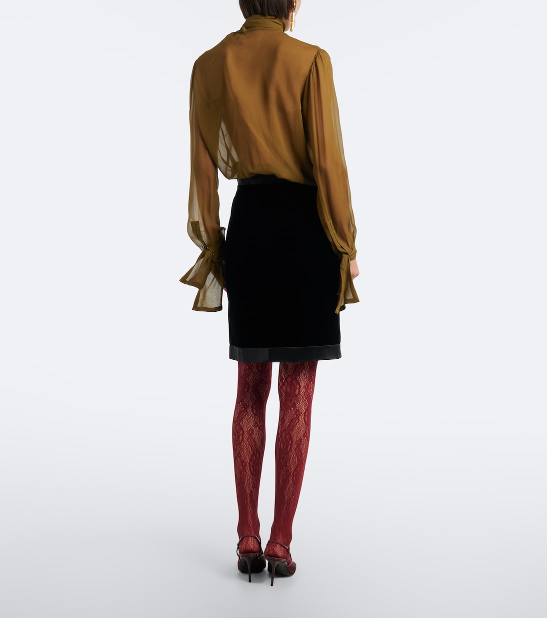 Wolford - Infinite floral lace tights