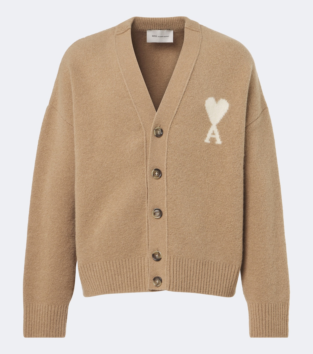 Ami Paris - Ami de Cœur wool-blend cardigan