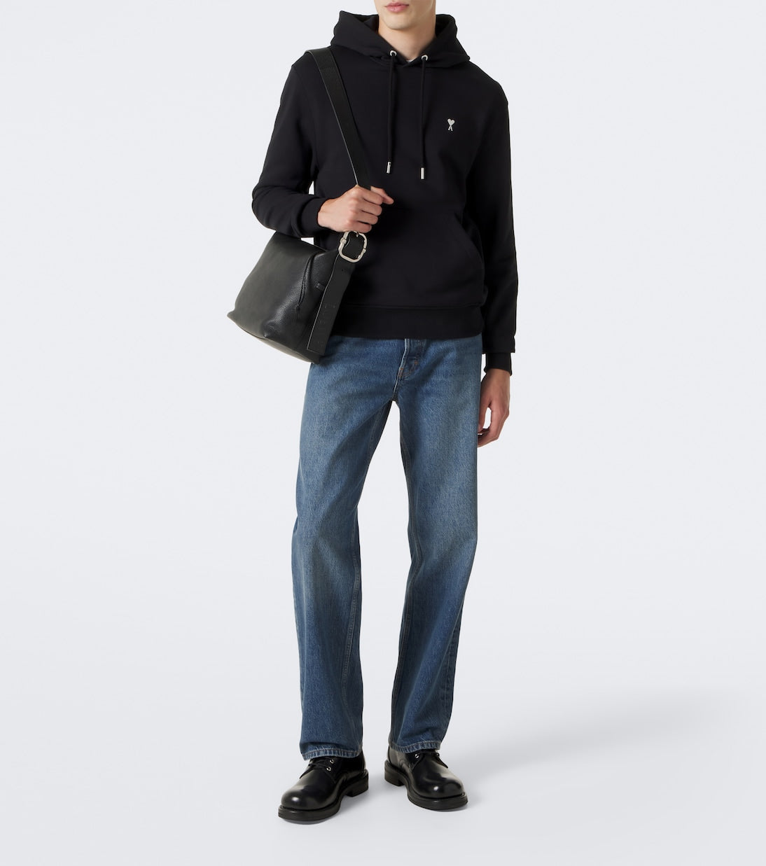 Ami Paris - Ami de Cœur cotton jersey hoodie