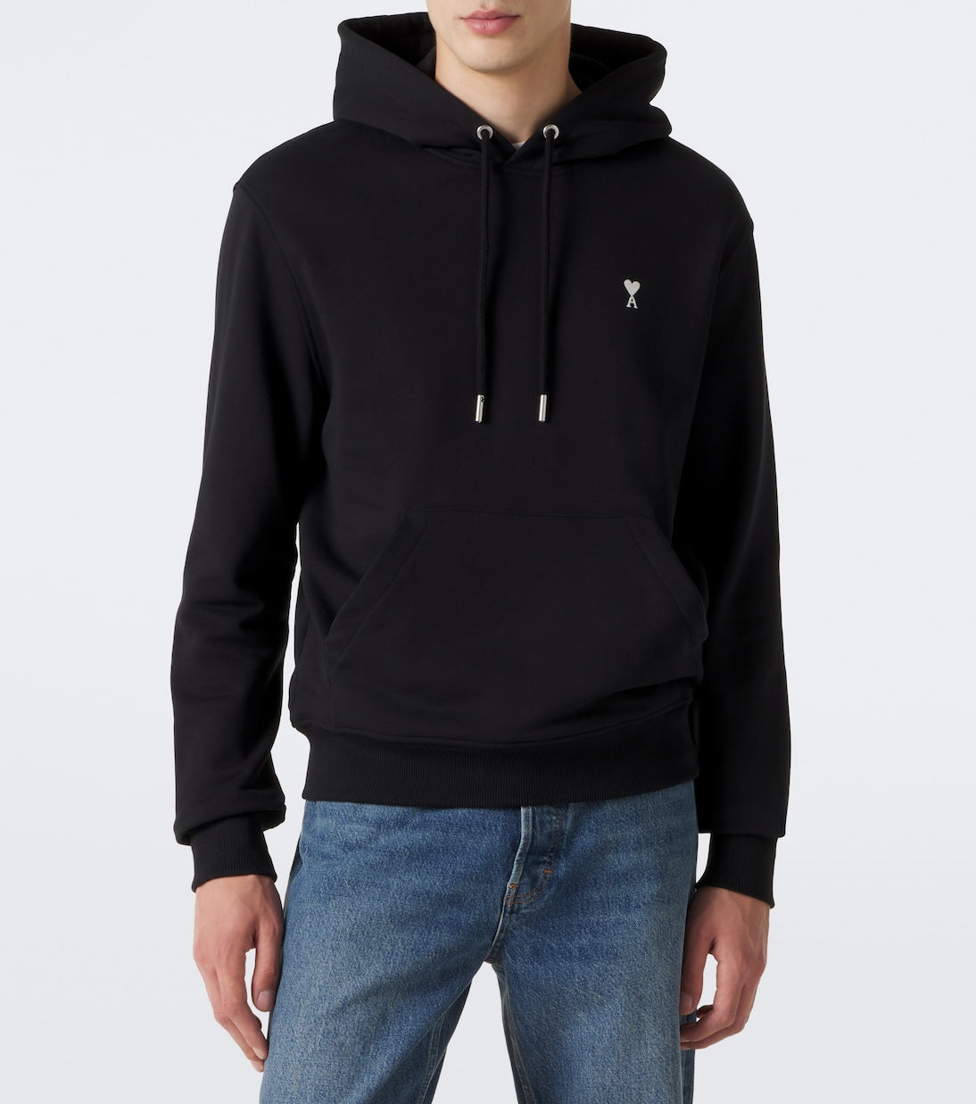 Ami Paris - Ami de Cœur cotton jersey hoodie