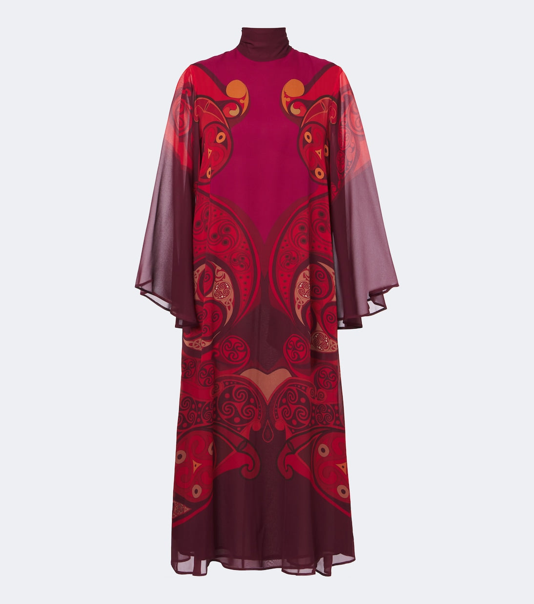 La DoubleJ - Alchemy printed silk georgette midi dress