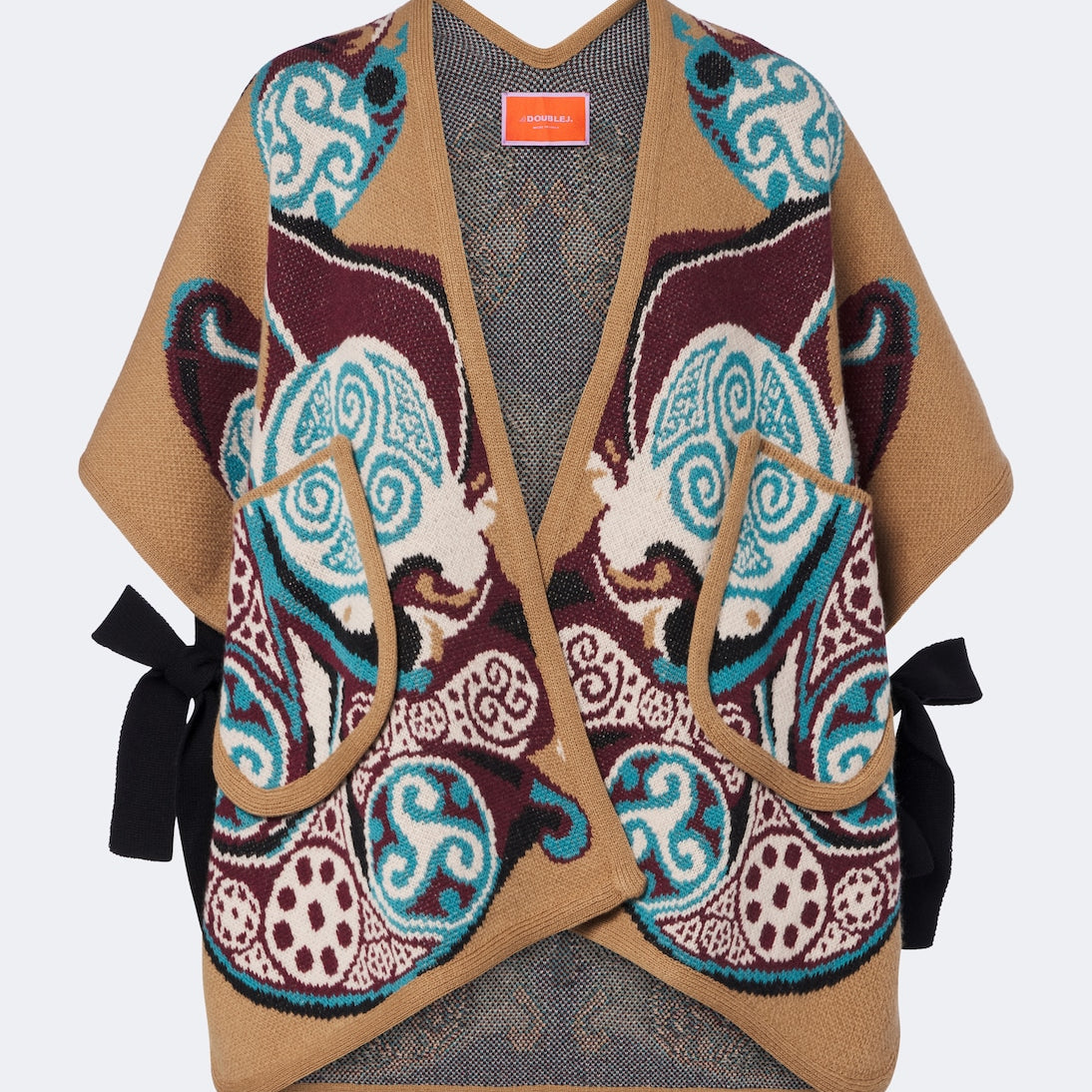 La DoubleJ - Alchemy jacquard wool cape