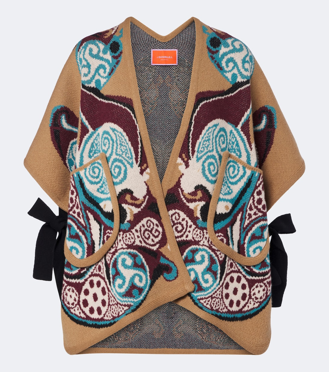 La DoubleJ - Alchemy jacquard wool cape