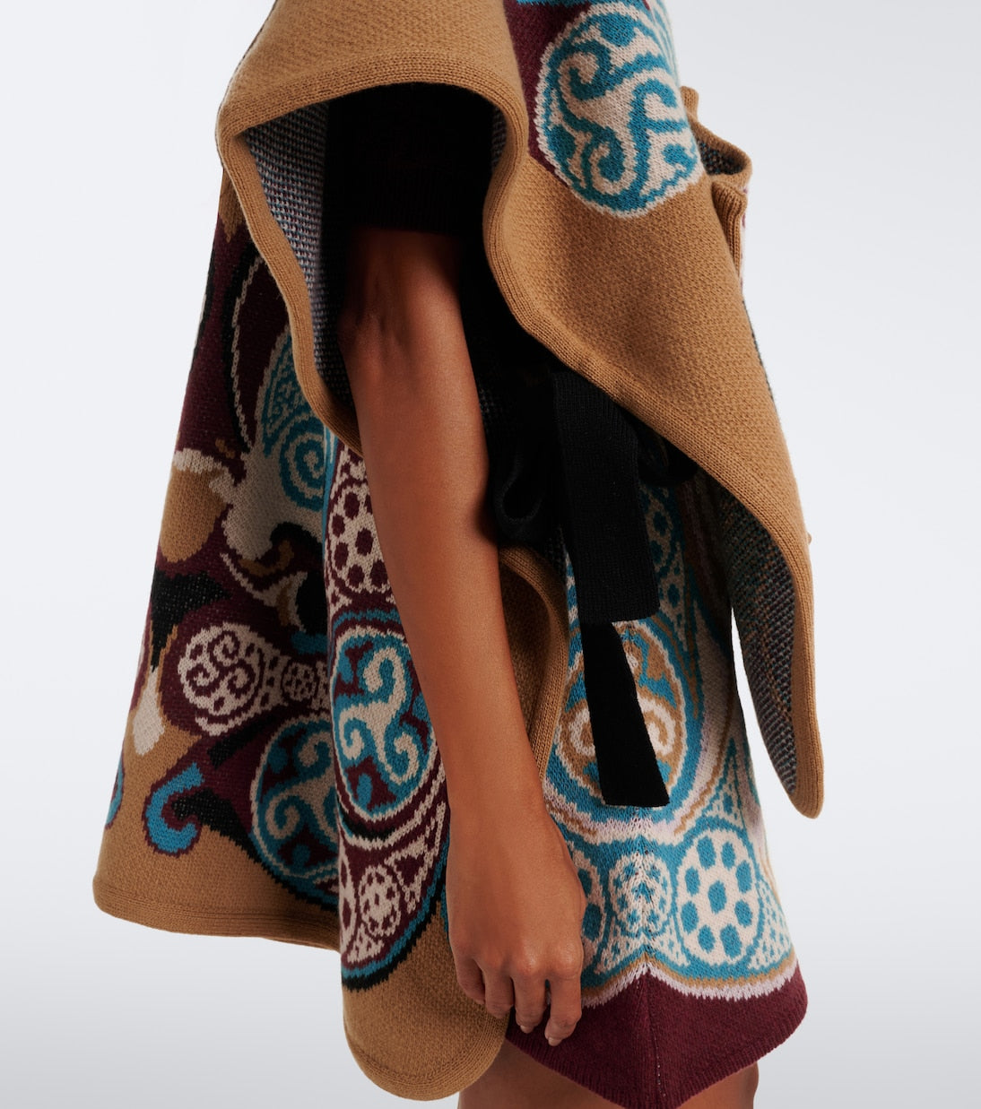 La DoubleJ - Alchemy jacquard wool cape