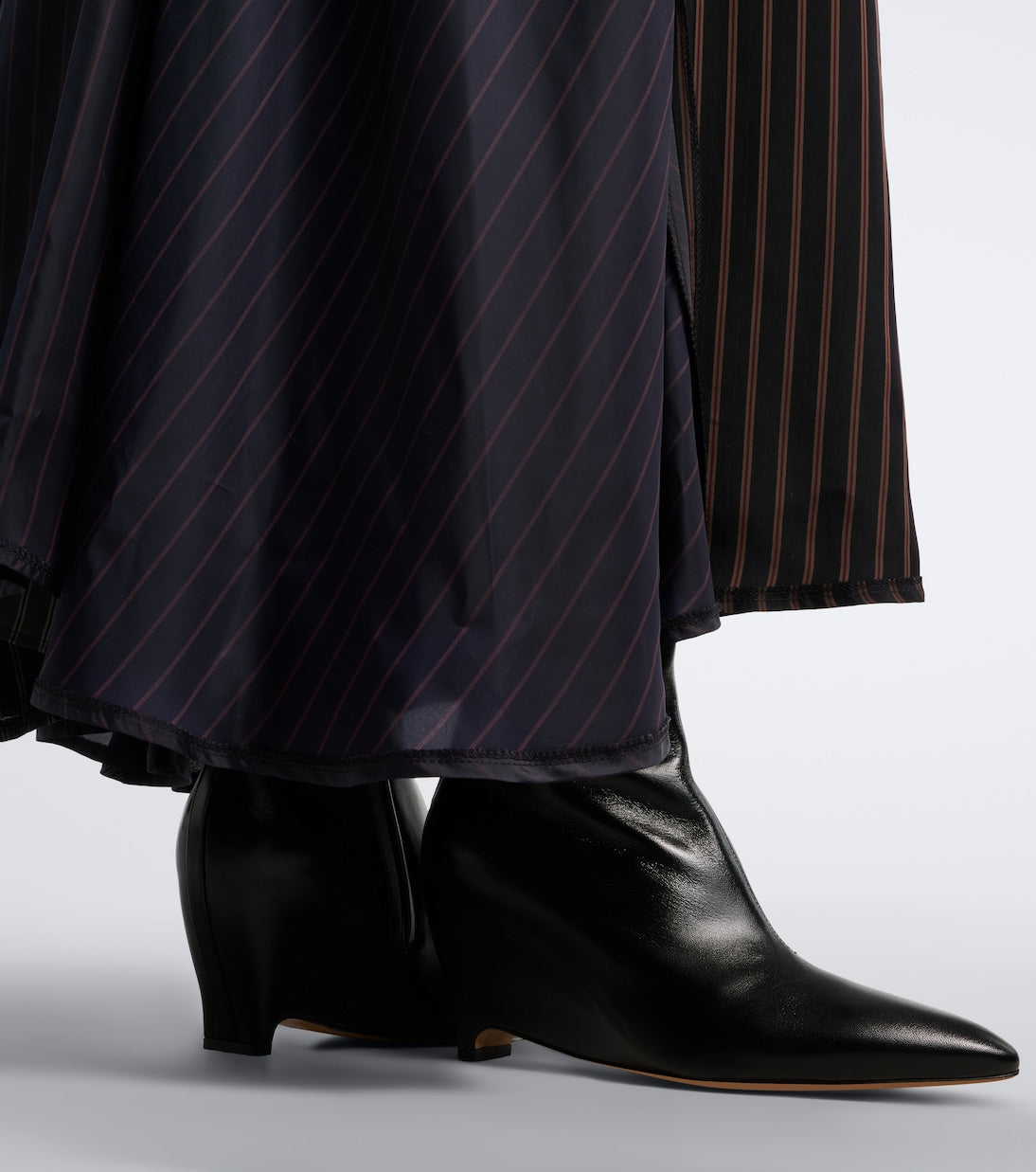 Maison Margiela - Heel-Less leather ankle boots