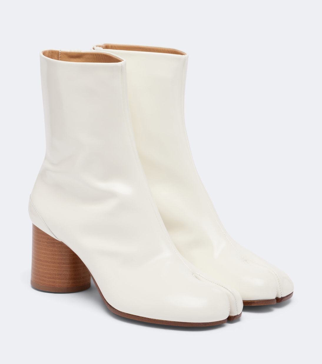 Maison Margiela - Tabi leather ankle boots