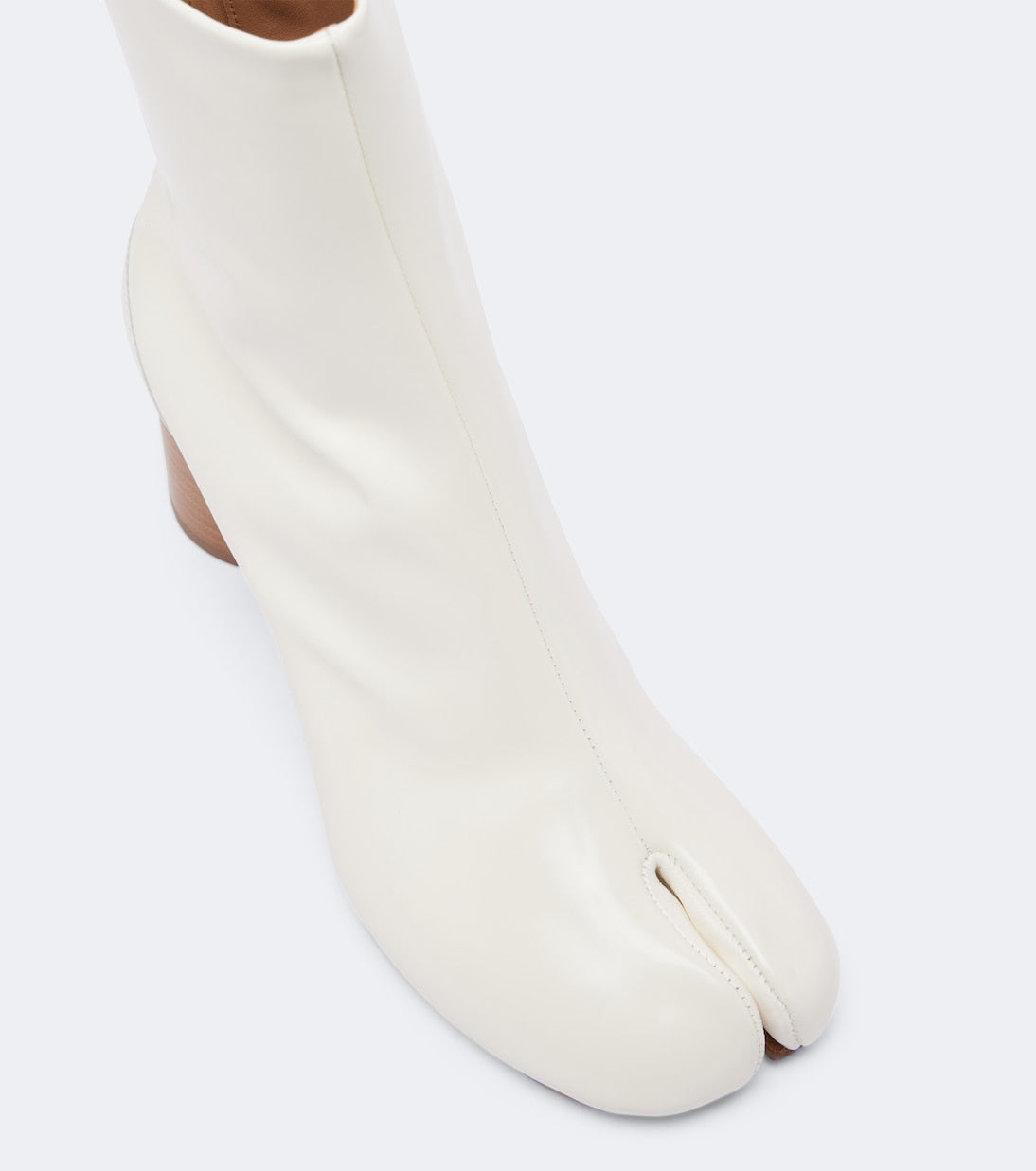 Maison Margiela - Tabi leather ankle boots