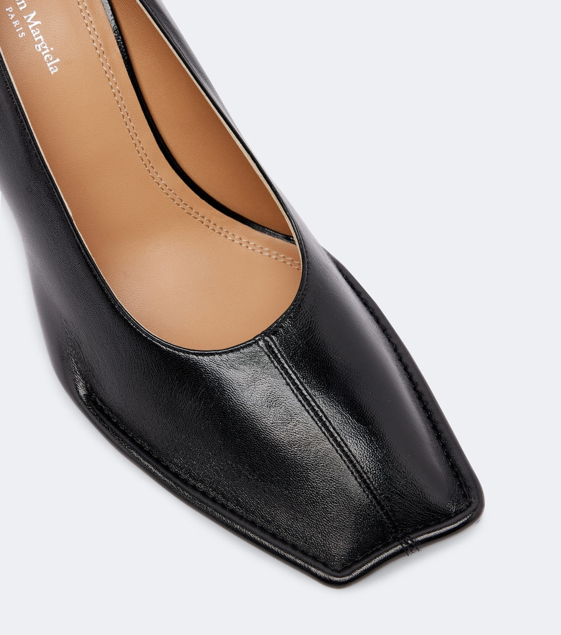 Maison Margiela - Piped leather pumps