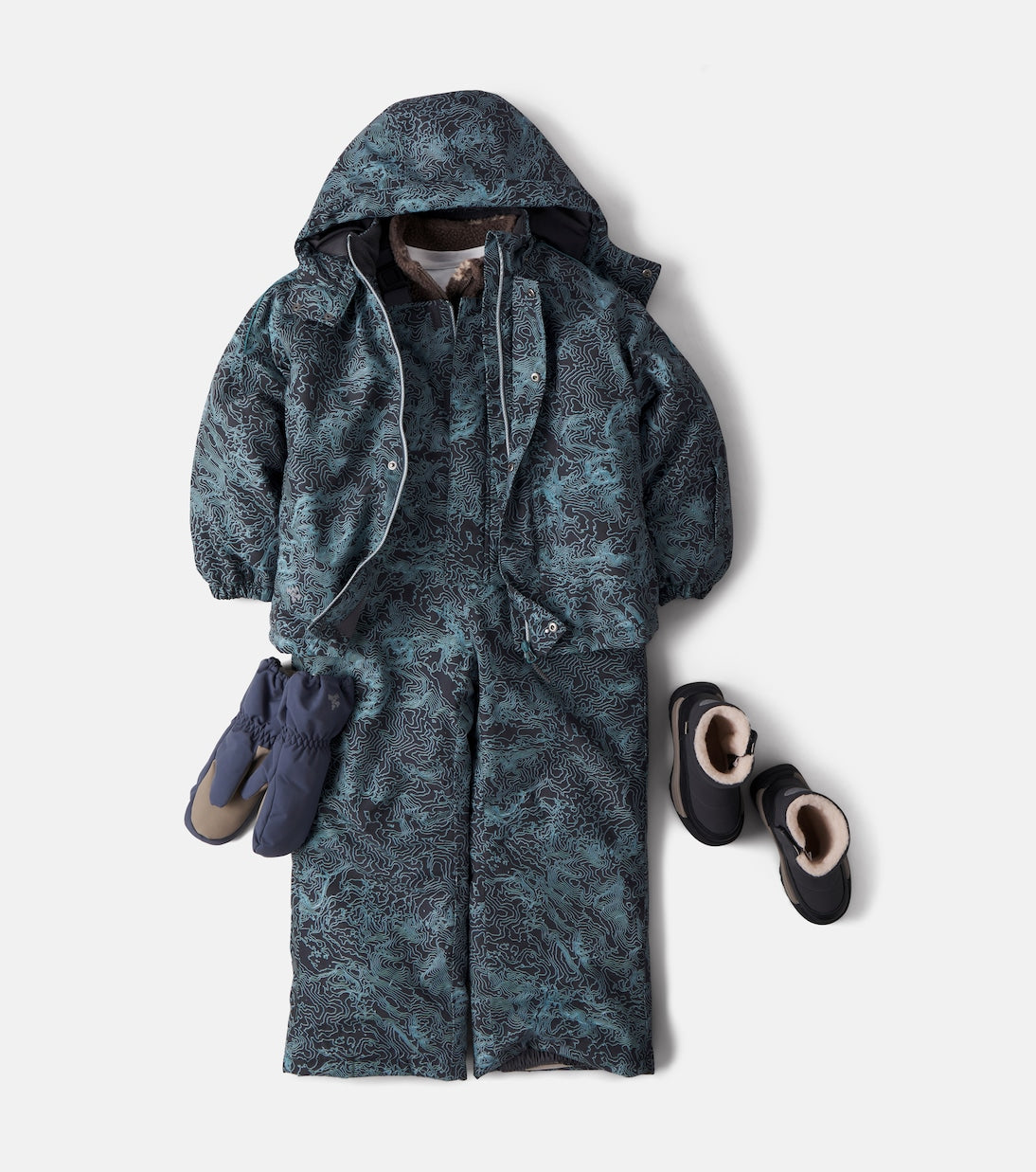 Wheat - Slopo printed ski jacket