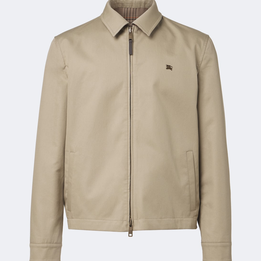 Burberry - Reversible cotton gabardine blouson ajcket