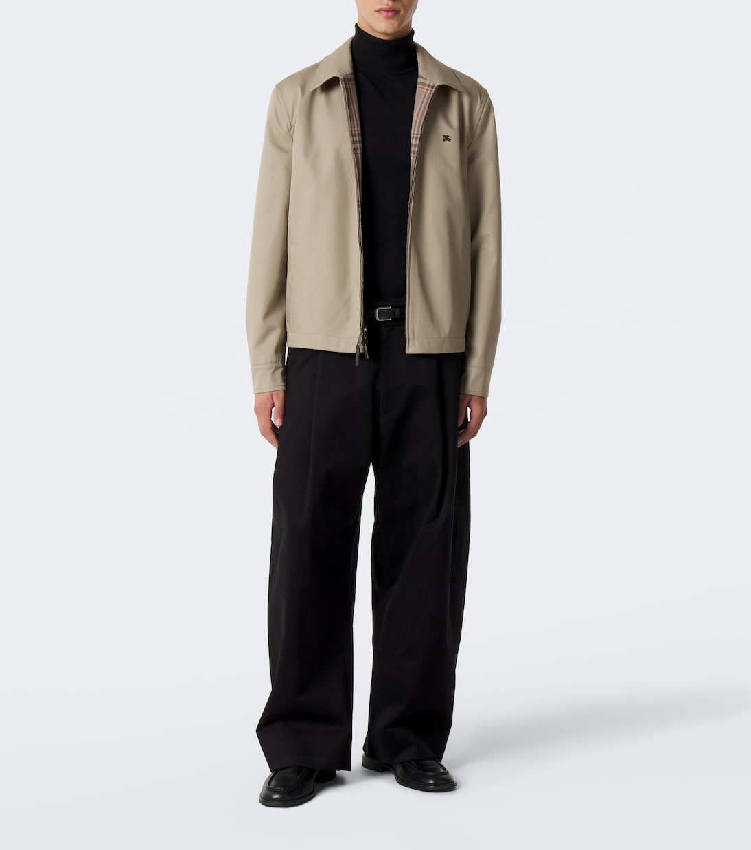 Burberry - Reversible cotton gabardine blouson ajcket