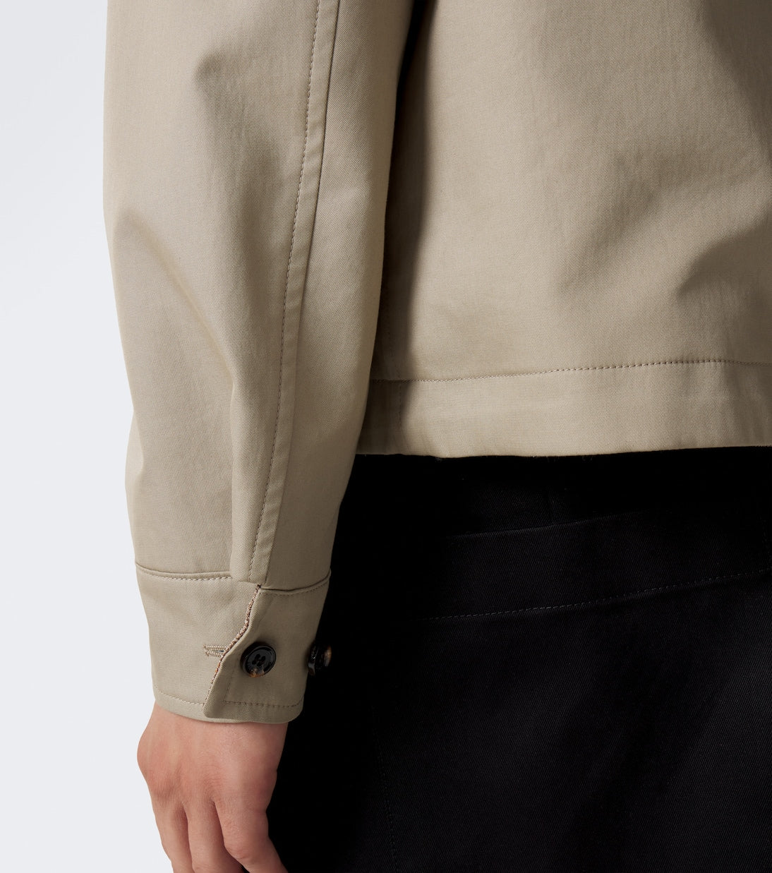 Burberry - Reversible cotton gabardine blouson ajcket