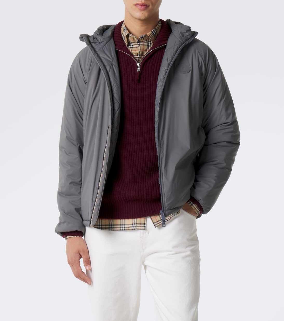 Burberry - Hooded padded technical jacket