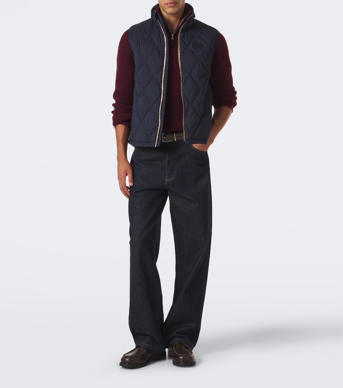 Burberry - Burberry Check quilted vest