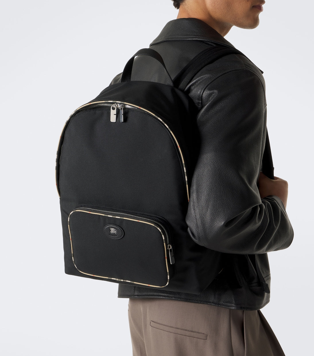 Burberry - Burberry Check backpack