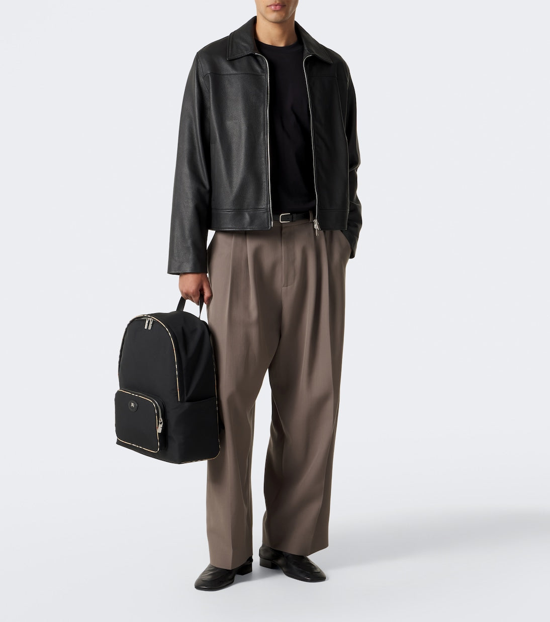 Burberry - Burberry Check backpack