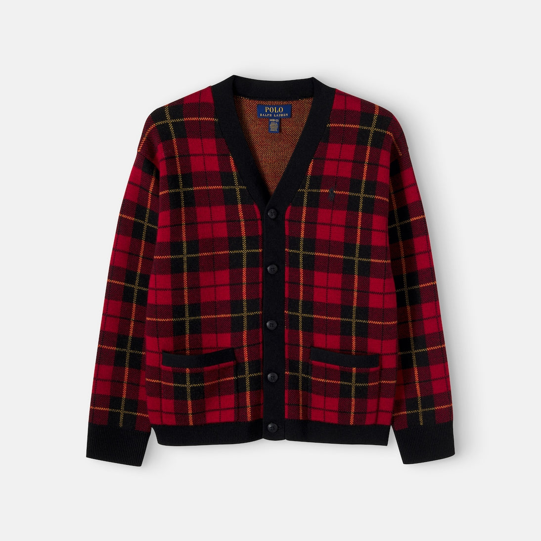 Polo Ralph Lauren Kids - Checked wool cardigan