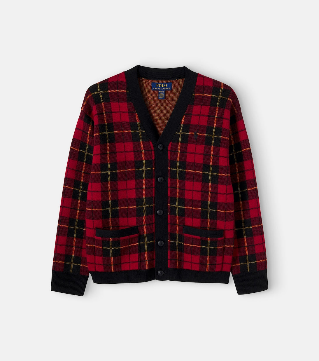 Polo Ralph Lauren Kids - Checked wool cardigan