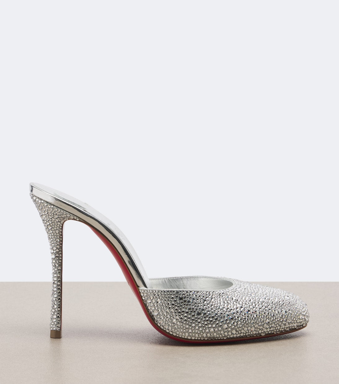 Christian Louboutin - Dolly embellished leather mules