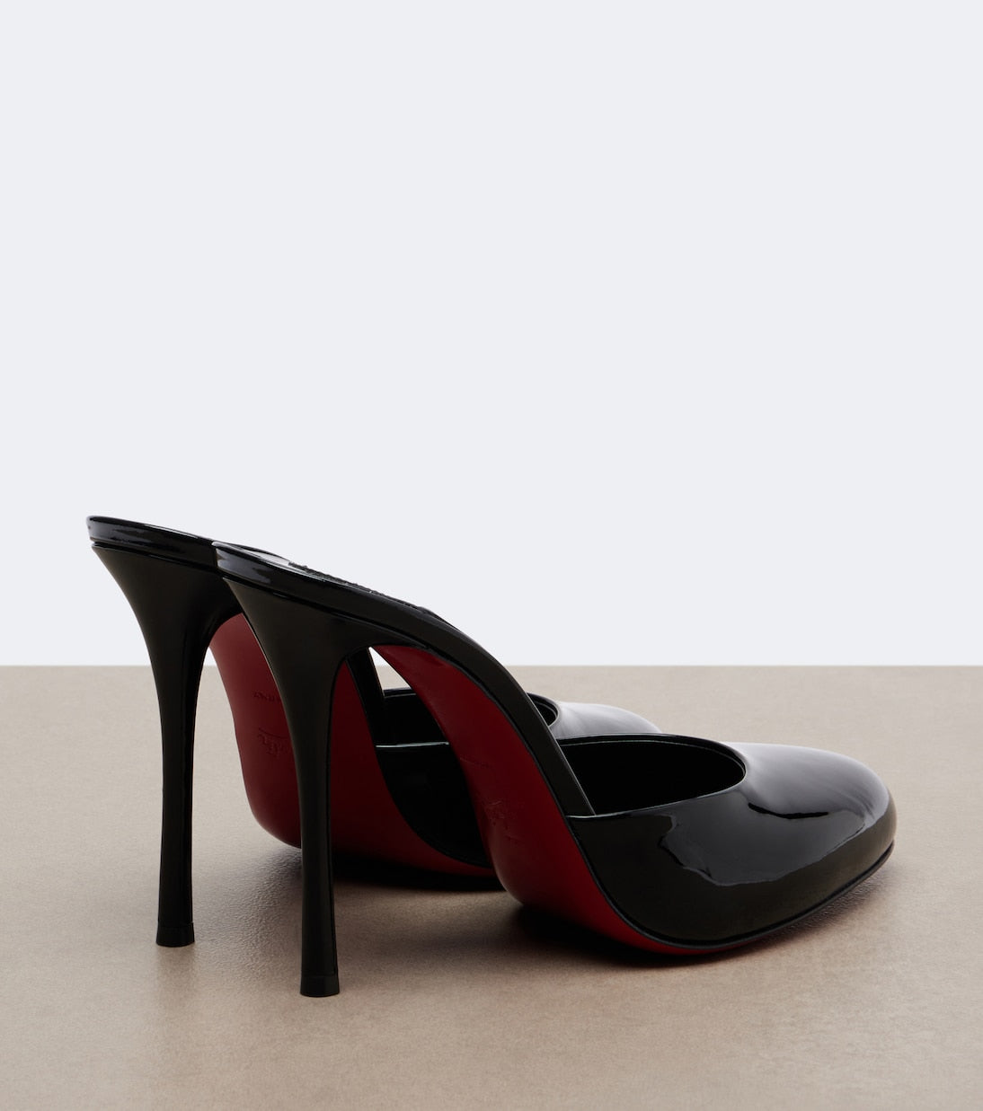 Christian Louboutin - Dolly patent leather mules