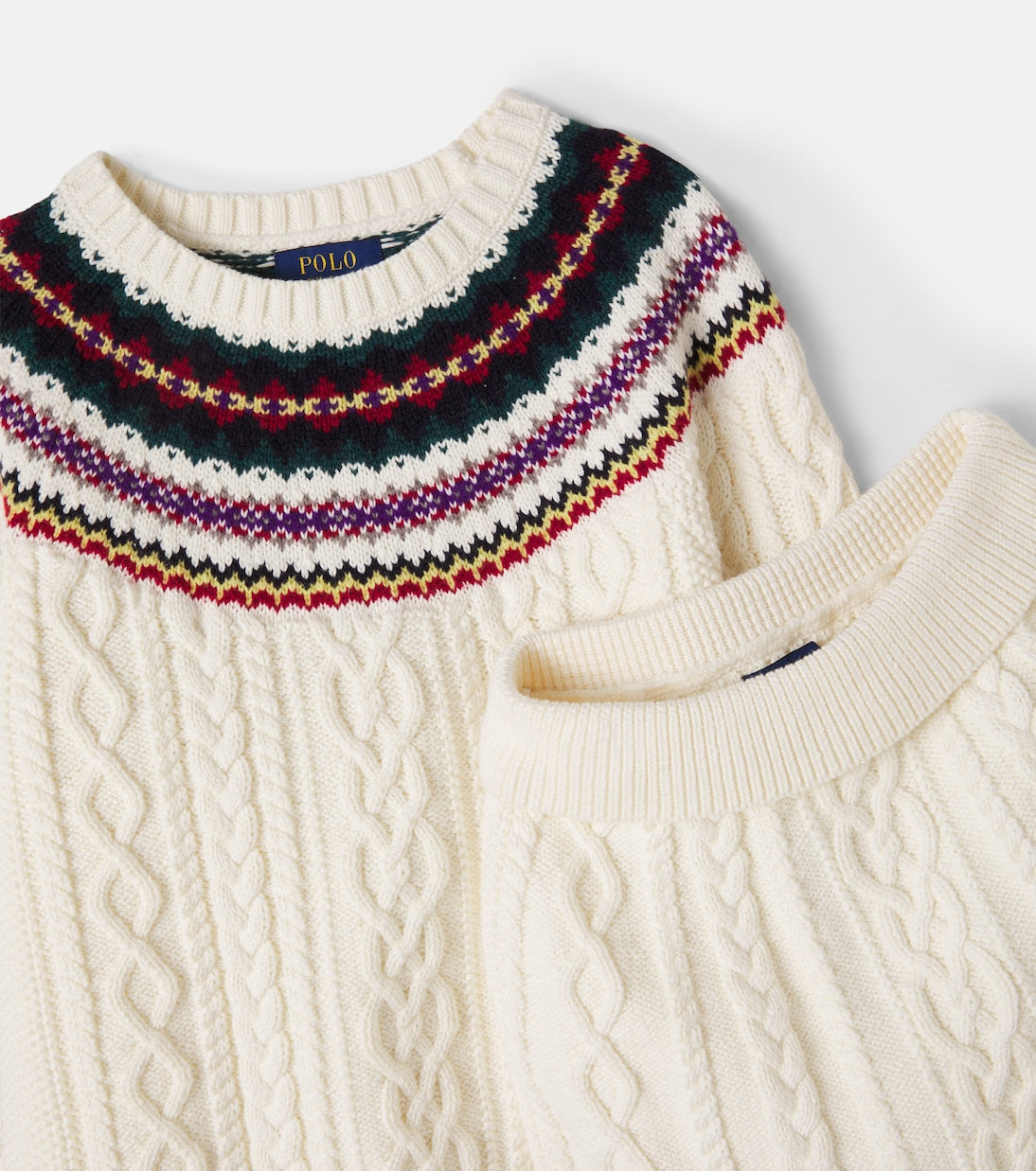 Polo Ralph Lauren Kids - Fair Isle cotton sweater and skirt set